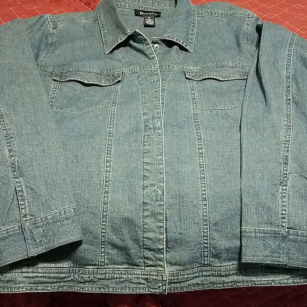 Light colored denim jacket